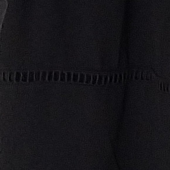 Who What Wear Black Ruffle Cap Sleeve Babydoll Dress - Picture 9 of 10